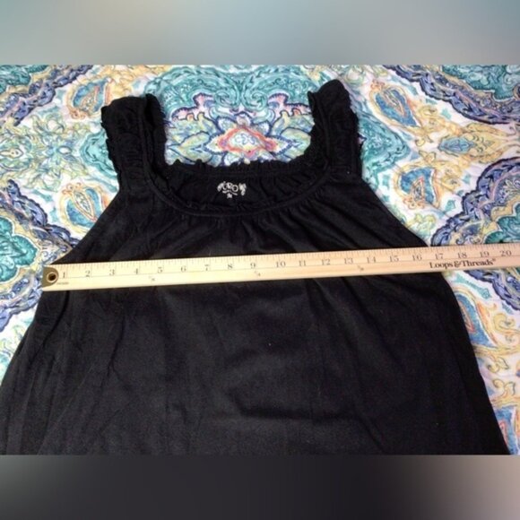 Cato medium Black Sleeveless Tank Top (5L) - Picture 4 of 7